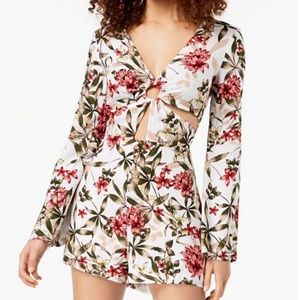 Material Girl Floral Romper
